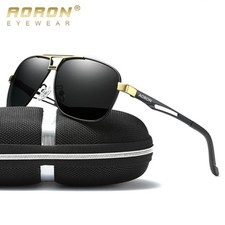 Aluminum HD Polarized Photochromic Sunglasses Men Classic Pilot Driving Glasses