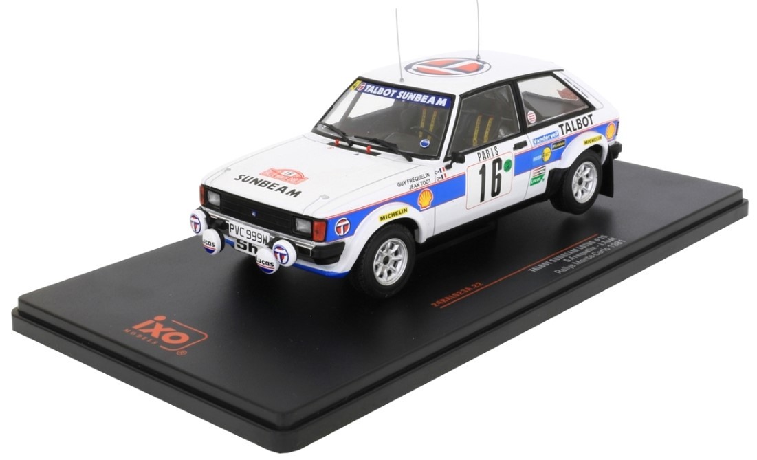Voiture Rallye Talbot Sunbeam Lotus Frequelin Todt 1981 IXO