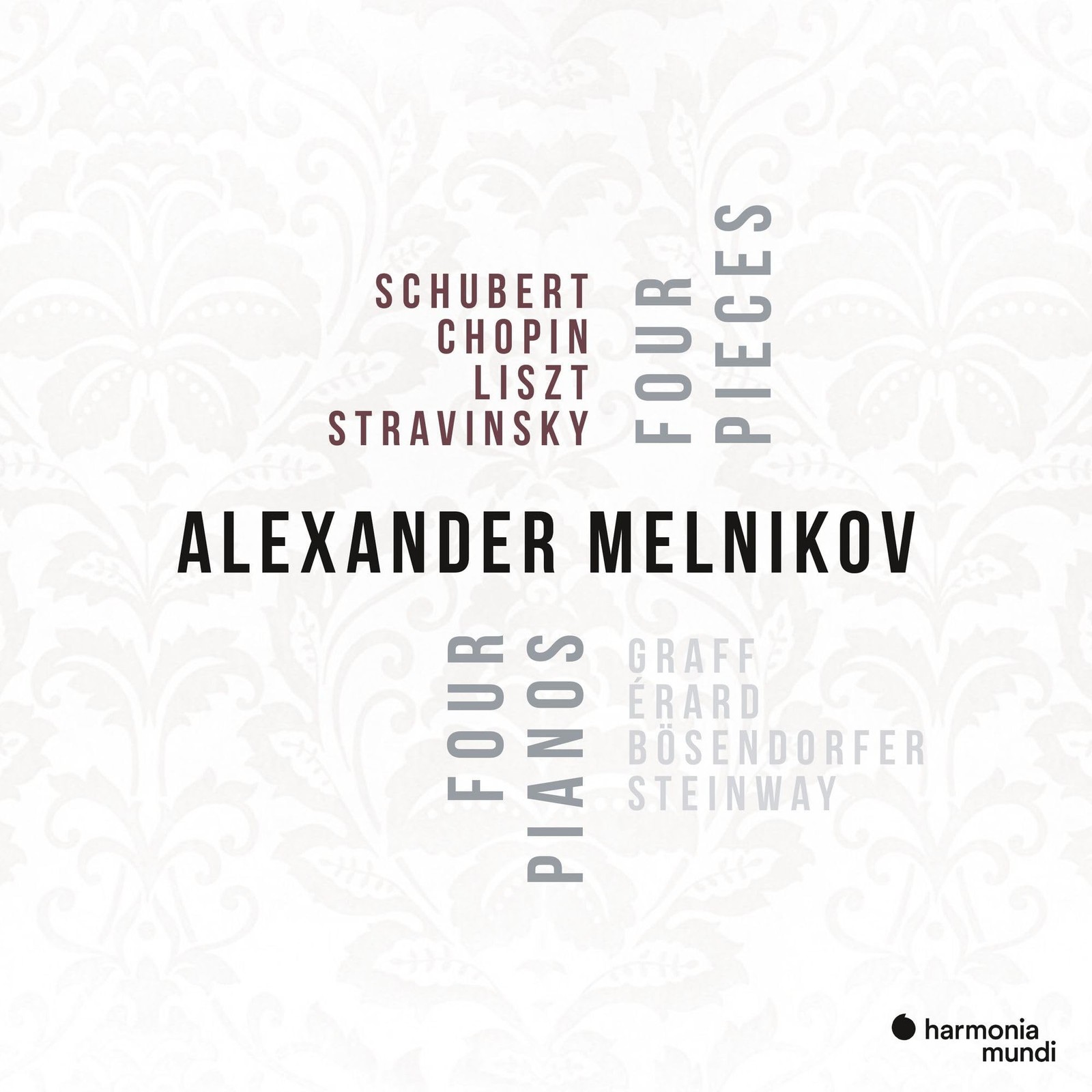HMM902299 Alexander Melnikov: Quattro Pezzi - Quattro Pianoforti CD