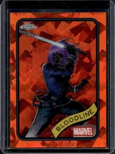 2025 Topps Chrome Marvel Sapphire Bloodline Orange Refractor #/25