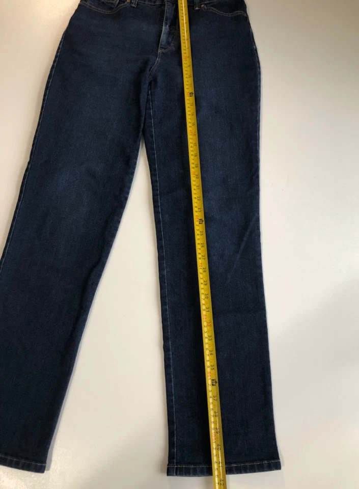 Gloria Vanderbilt Amanda Womens Jeans Stretch Size 6L Dark Wash Pants - Image 4 of 4