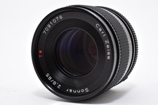 Rare MMJ MINT Contax Carl Zeiss Sonnar T 85mm F/2.8 Portrait Lens From JAPAN