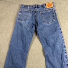 Levis 517 Mens Bootcut Jeans Medium Wash Denim 34x34 Vintage Style Blue Pants