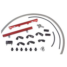 Aeromotive Fuel Rail Kit 14124 Red Anodized For 05-09 Mustang Gt 4.6l Mod 3v