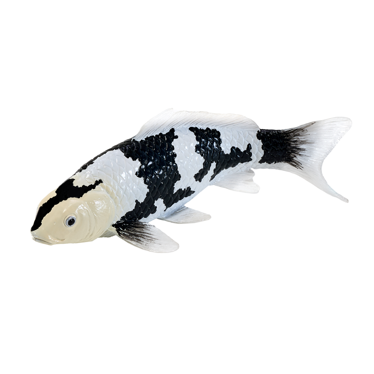 Koi Carp Shiro Utsuri Toy figurine model collectables pet fish koi carp