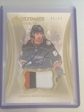 nikita neaterenko  2023/24 ultimate rookies hockey #168 patch auto 66/99