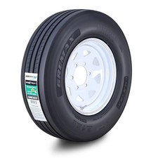 Gremax All Steel Trailer Tire Wheel St22575r15 14-ply G 130m 6x5.5 White Spoke Gremax All Steel Trailer Tire Wheel St22575r15 14-ply G 130m 6x5.5 White Spoke