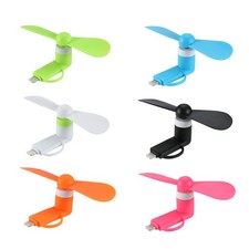 Mini Cell Phone Fan 2in1 Fan Compatible For Iphone Ipad Android Smartphonetablet