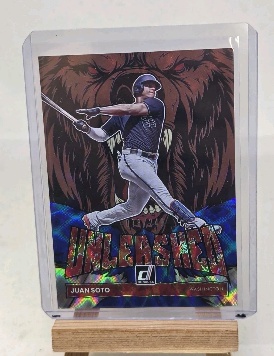 Juan Soto /249 2022 Panini Donruss - Unleashed #UL-8 Blue