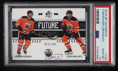 2019 SP Authentic Future Icons Connor McDavid Leon Draisaitl PSA 10 GEM MT 0ll