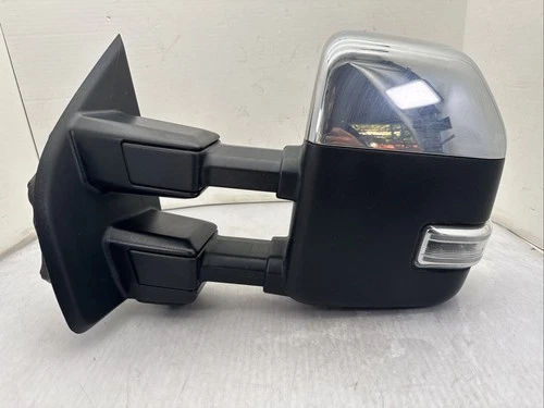 2017-2022 Ford F250 F350 Mirror Left LH Driver OEM Blind Spot Camera Chrome