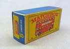 Lesney Matchbox Toys MB5d Routemaster Bus ORIGINAL Empty E4 Type Box