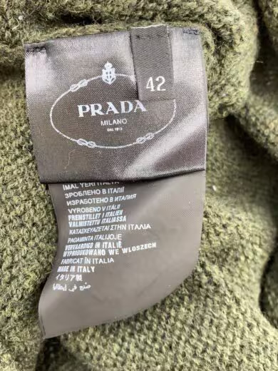 PRADA/Thin knit sweater/Size 42/Wool/GRN thumbnail 4