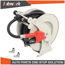 Labwork 3/4"x50' Diesel Hose Reel Auto Refueling Gun Fuel Hose Reel Retractable