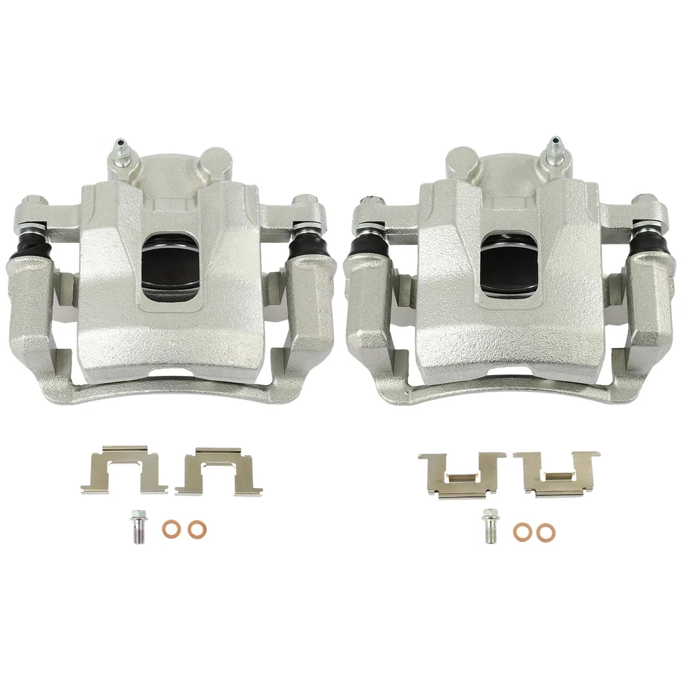 Pinzas de freno delanteras para Nissan D21 1986-1993 1994 tracción trasera 2 piezas 19B956A 19B957A Foto 2 de 4