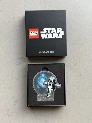 2025 Lego Star Wars Jango Fett's Starship Lenticular Coin 5009550