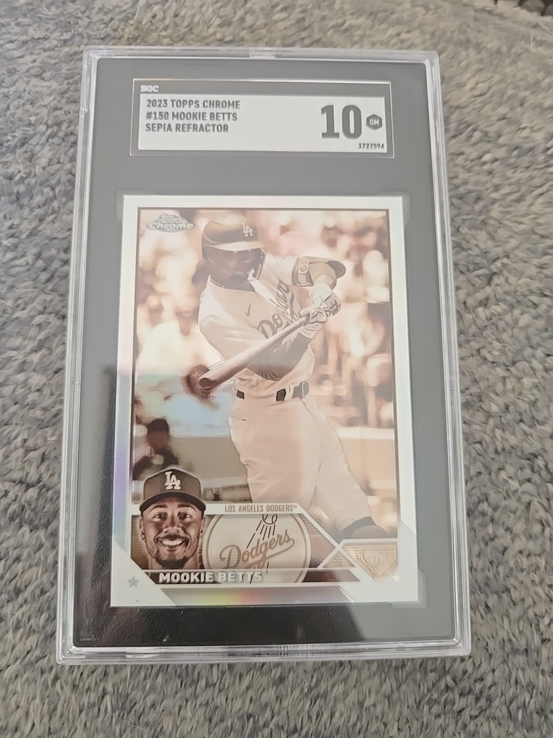 2023 Topps Chrome - Mookie Betts #150 Sepia Refractor