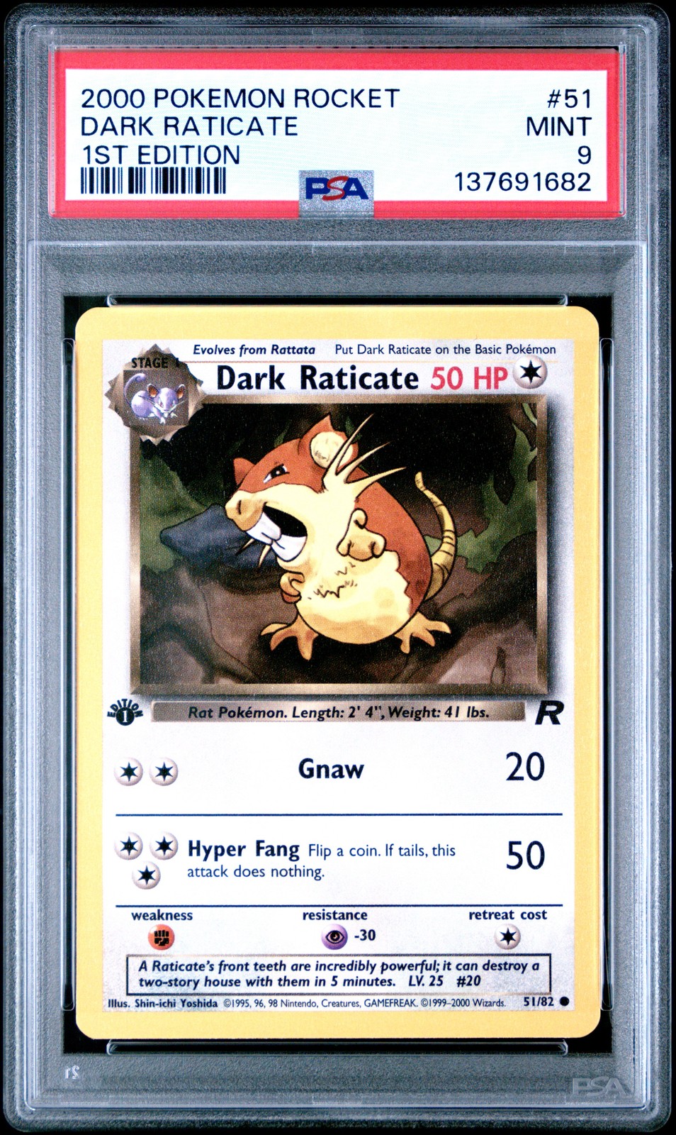 Dark Raticate 1st Edition #51
