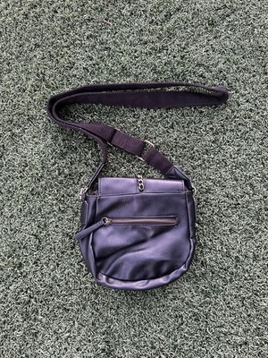 Killstar Elva Black Shoulder Bag with Chain Detail
