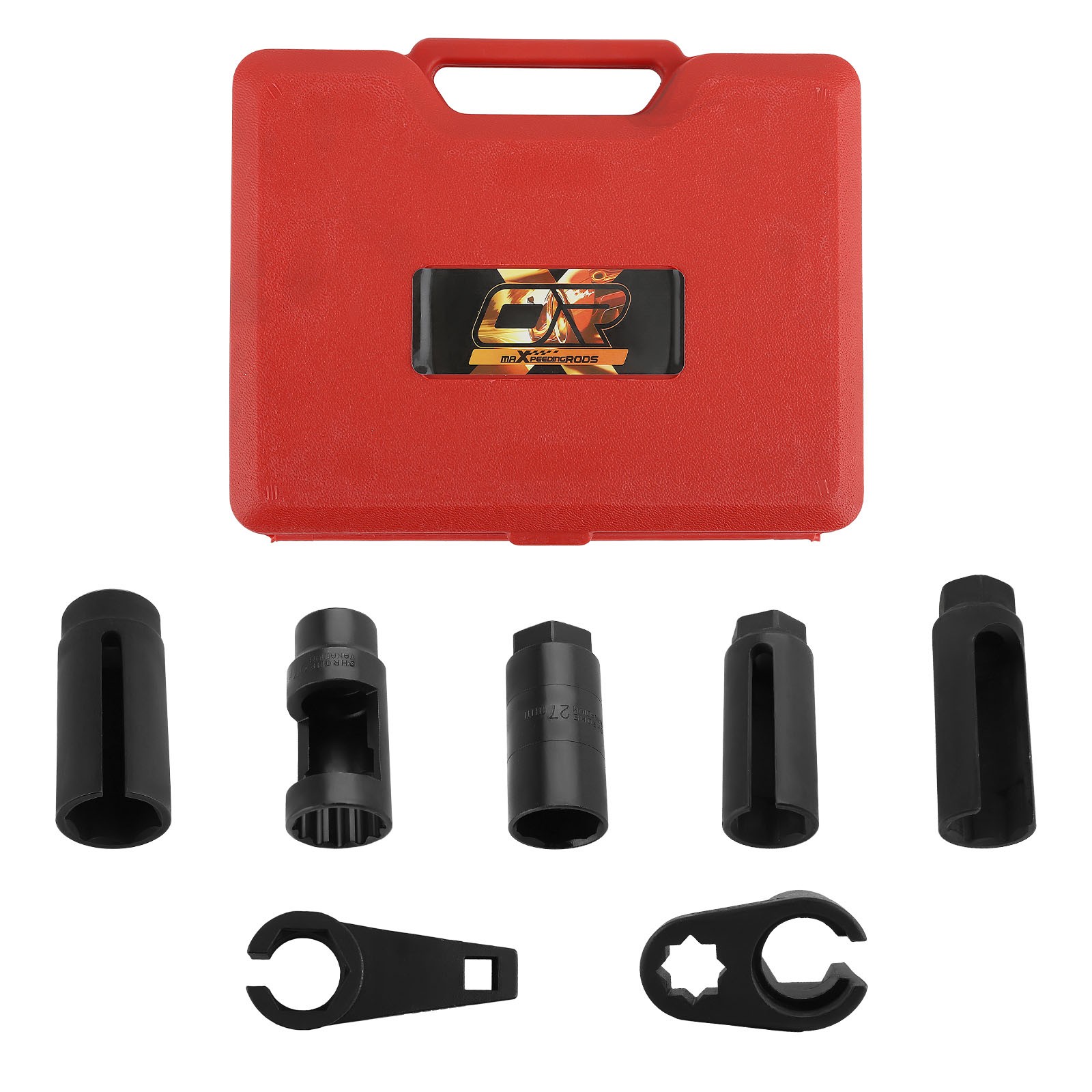 7PCS OXYGEN SENSOR SOCKET INSTALLER TOOLS KIT ENGINE 22mm 27mm 29mm UK