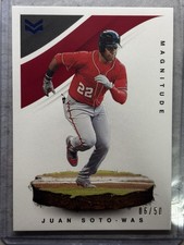 2020 Panini Chronicles Juan Soto Magnitude Blue (/50) - 🔥SUPER RARE🔥