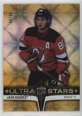 2024-25 Upper Deck Fleer Ultra Stars Gold 9/99 Jack Hughes #US-15 1dd3