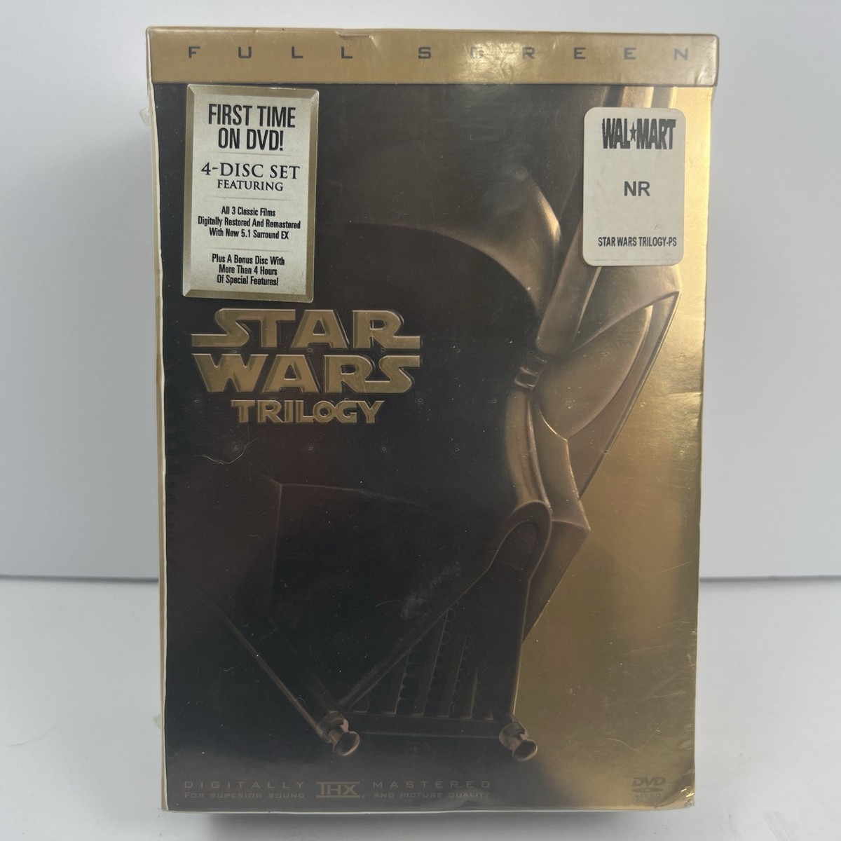 Star Wars Trilogy (DVD, 2004, 4-Disc Set, Full Screen) for sale
