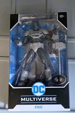 McFarlane Toys Dc Multiverse Steel Reign of the Supermen Platinum Edition  22 20