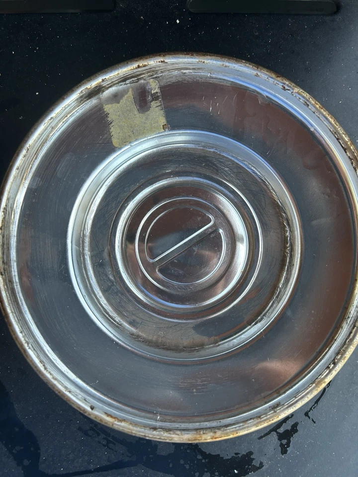 1988 Ford Ranger Hub Caps Red And Chrome  Dog Dish Hub Caps - Image 3 of 4