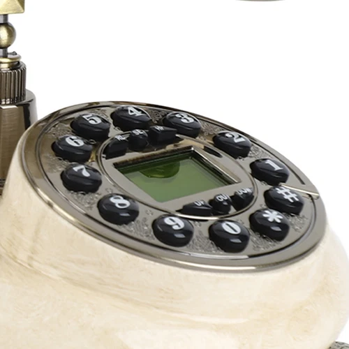 Vintage-Telefon Klassisches Europäisches Retro-Festnetz Mit Wahlwiederholu KUI