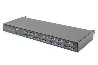 Digitus Modularer KVM Switch 16-Port VGA, Aufrüstkit, kaskadierbar, opt. IP