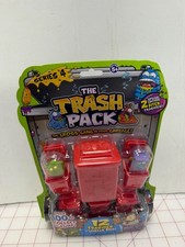 Trash Pack Series 4 Trashies Figure in Wheelie Bins 12 Figures 5 Bin New A5