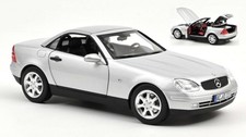 Modellauto Maßstab 1:18 Norev MERCEDES SLK 1996 Silber Diecast Modellbau Car