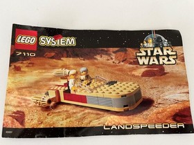 LEGO Star Wars Landspeeder 7110 - 100% Complete with Instruction Book - NO BOX