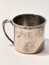 Oneida USA Silverplate Baby Cup - Mug - Childs Vintage Christening