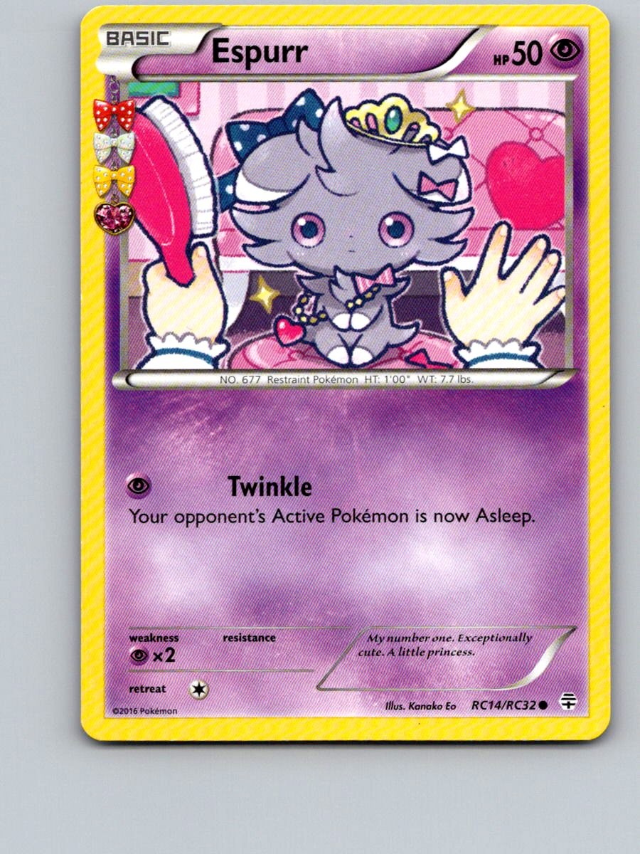 Espurr RC14/RC32 Common Generations Pokemon Near Mint