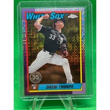 2025 Topps Series 1 35th Anniversary Gold Mojo /50 Drew Thorpe RC White Sox