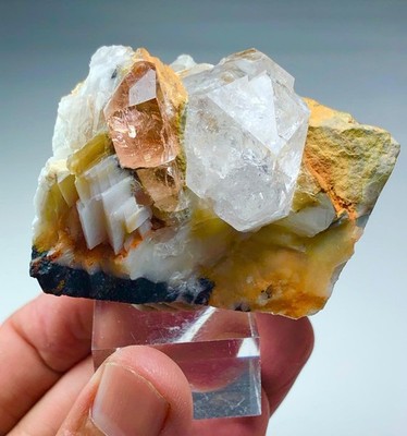 Wonderful Complete KATLANG TOPAZ With Calcite And Quartz combination - 160 grams