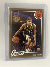 2025-26 Topps NBA - Kam Jones 45th Anniversary Gold Foil /50  RC INDIANA
