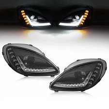 LED Sequential Turn Signal Projector Headlights For Chevrolet Corvette C6 05-13