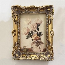 Ornate Picture Frame Artwork Baroque Photo Frame for Wedding Home Decoration
