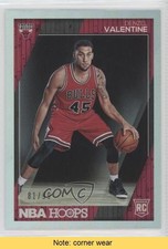 2016-17 Panini NBA Hoops Rookies Silver 81/99 Denzel Valentine #273 READ l0o