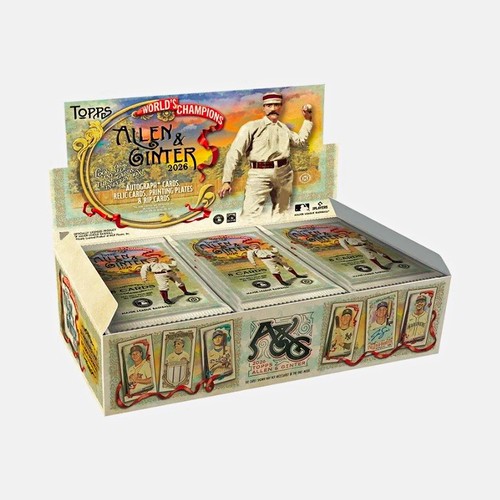 Topps 2026 Allen & Ginter Baseball - Hobby Box - Presale - ON WAY FROM ...