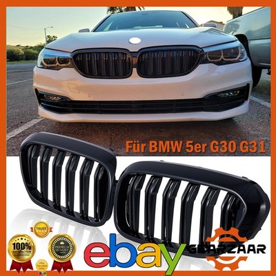 Sport Nieren Kühlergrill Doppelsteg Für BMW 5er G30 G31 Glanz Schwarz Uwqsvotdjn