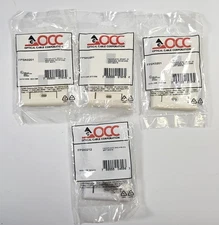 Lot of 4J) OCC Keystone Faceplates FPSK0201 & FPSK0212 –Off White / White