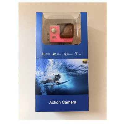 4K Ultra HD Action Camera Waterproof Wi-Fi Pink 12MP 2.0'' Screen Wide-Angle