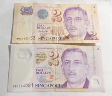 Singapore 1999, 2006 ND 2 dollars - paper, polymer