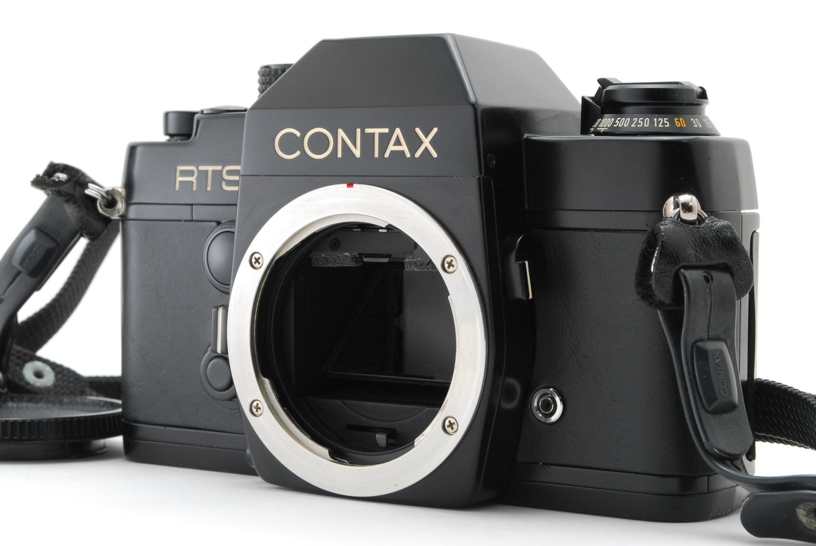 [NEAR MINT w/Strap] Contax RTS SLR 35mm Film Camera Black Body from JAPAN