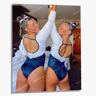 8x10 Curvy Gymnastics Girls Candid Leotard EXCLUSIVE HQ Photo Print C188