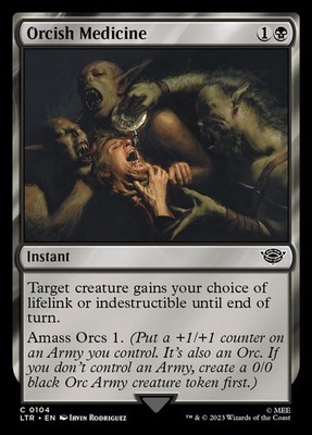 Orcish Medicine (104) The Lord of the Rings: Tales of Middle-earth LTR MTG Magic